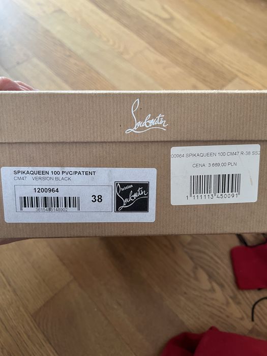 Szpilki - sandałki Christian Louboutin