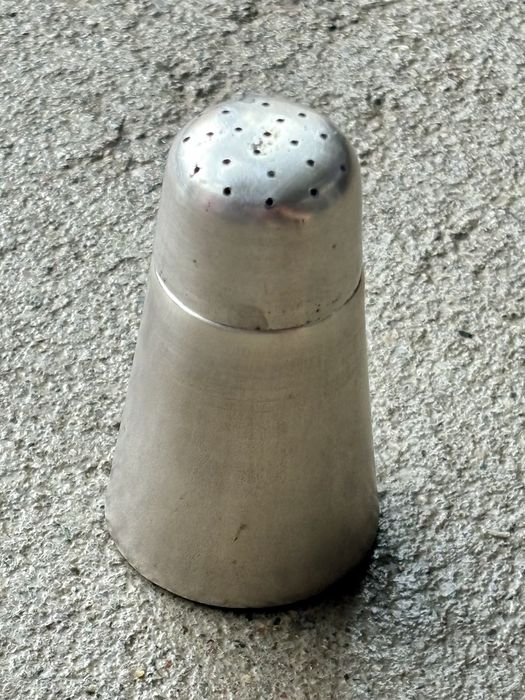 Unikatowa srebrna Solniczka Fraget Warszawa plater Rzadkość ładny stan