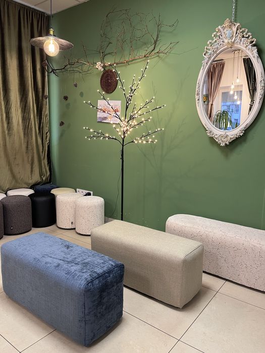 Довгий пуф Банкетки м’ягкий пуфик лавка банкетка в коридора спальню