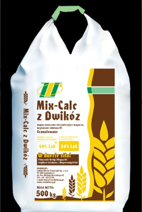 Mix-Calc z Dwikóz, wapno nawozowe połączenie kredy i wapna 04