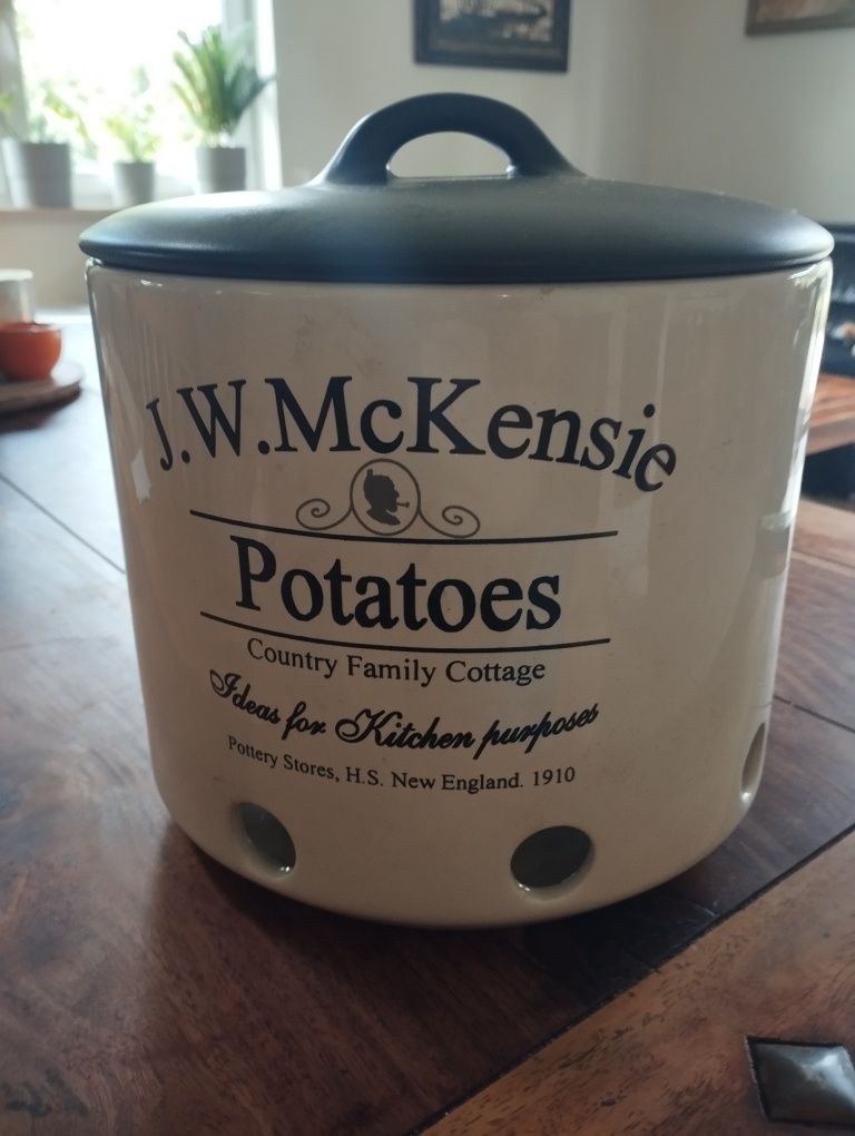 Pojemnik ceramiczny na ziemniaki J.W. McKensie