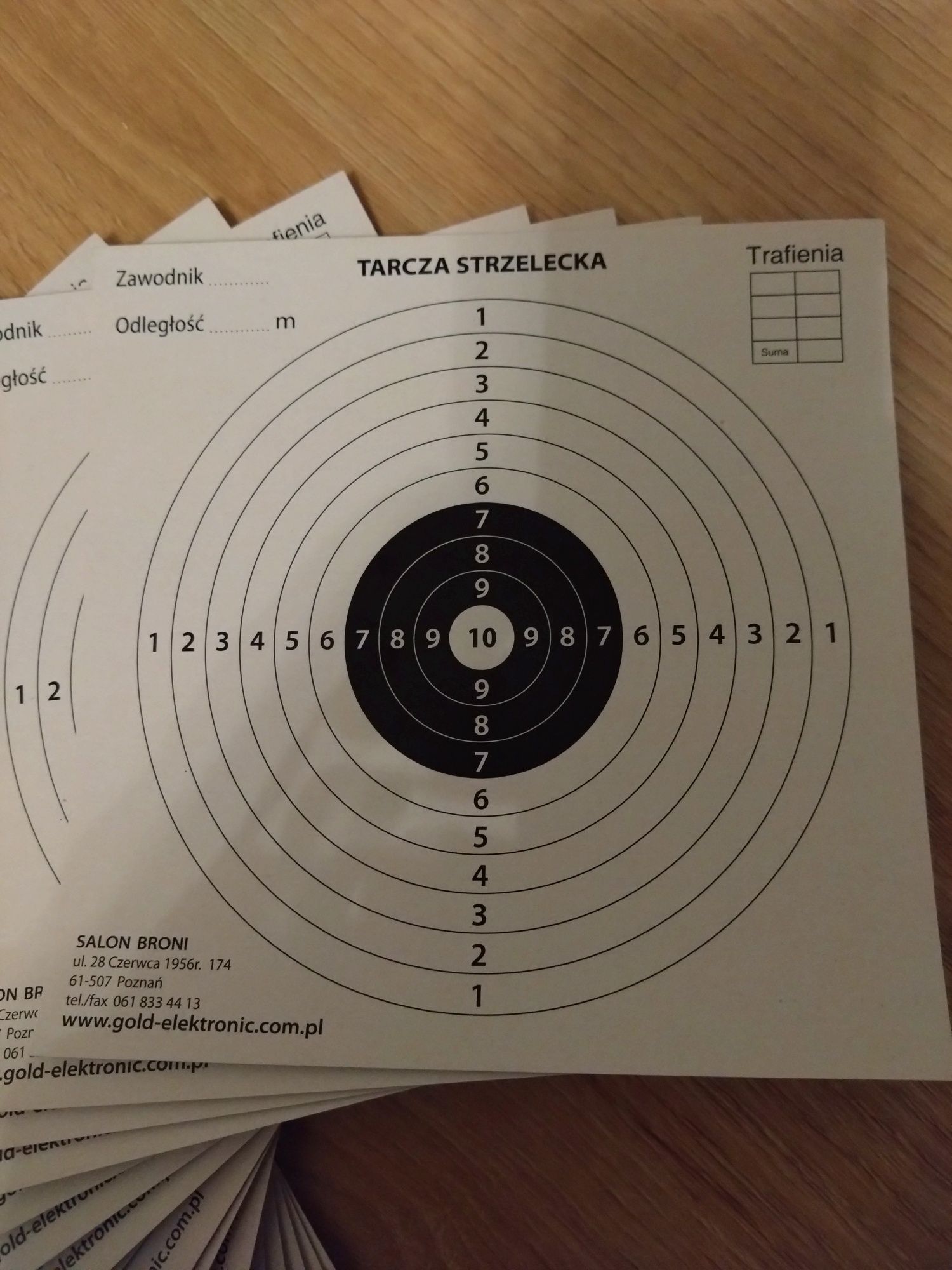 Tarcze strzeleckie 18 szt.