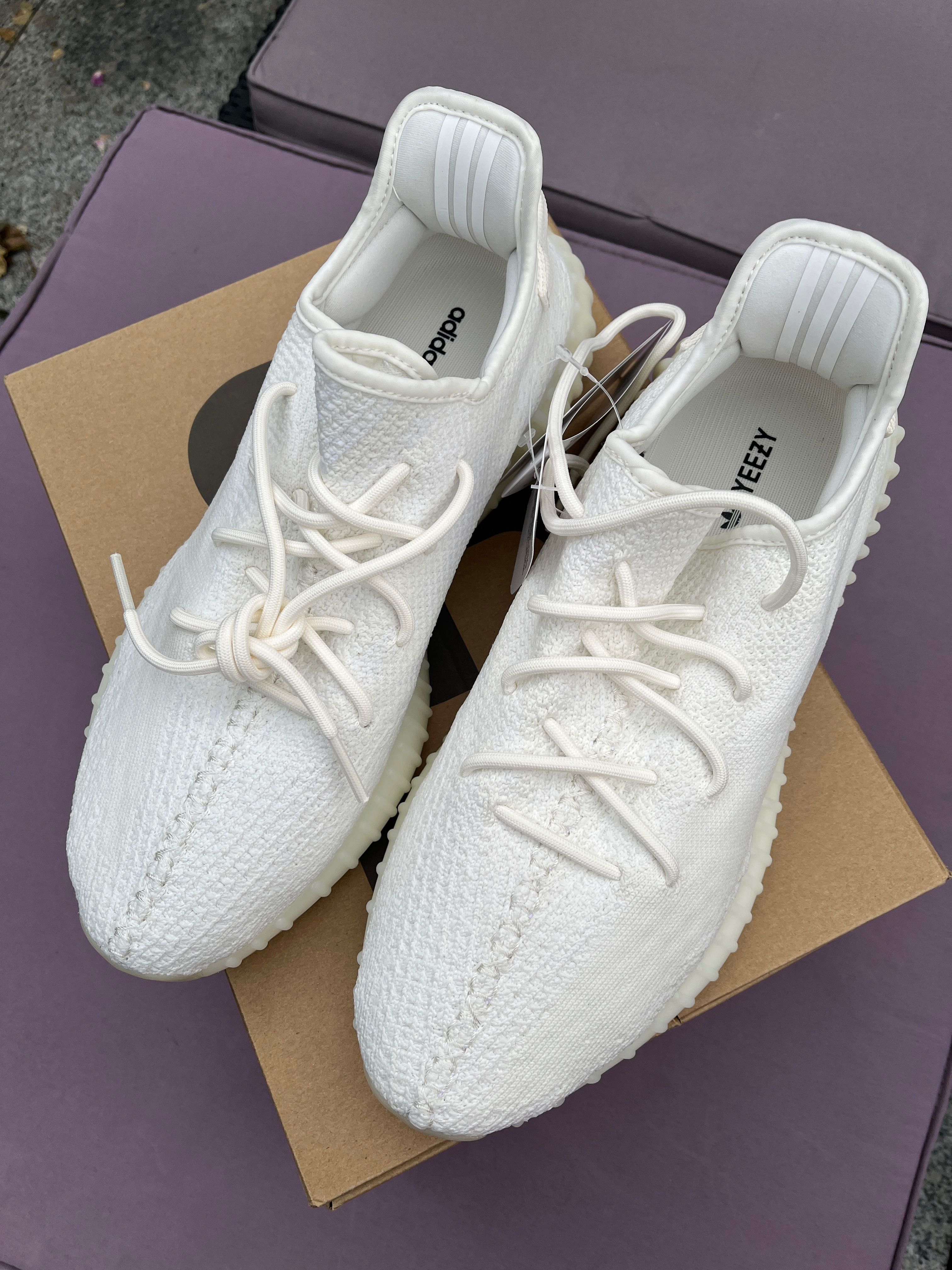 Yeezy Boost 350 v2 Cream White Triple White r. 46 2/3