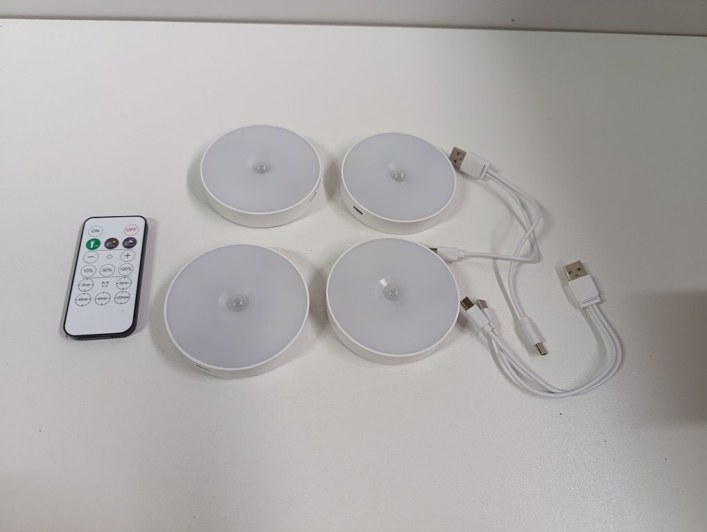 ZESTAW 4x Lampki Nocne LED