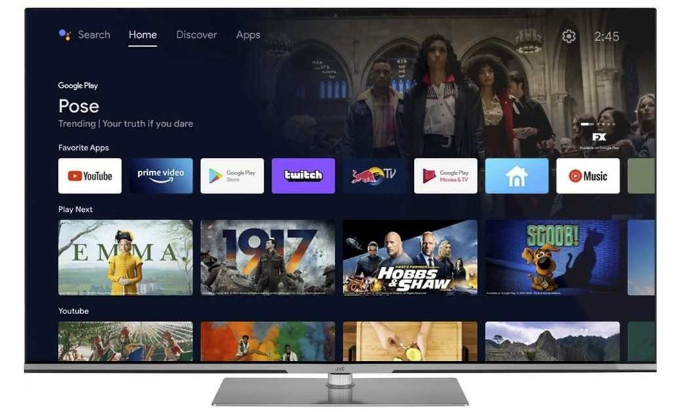 Telewizor JVC LT-55VAQ830P i 4K UHD 60 Hz, Bluetooth, Wi-Fi HDMI 2.1,