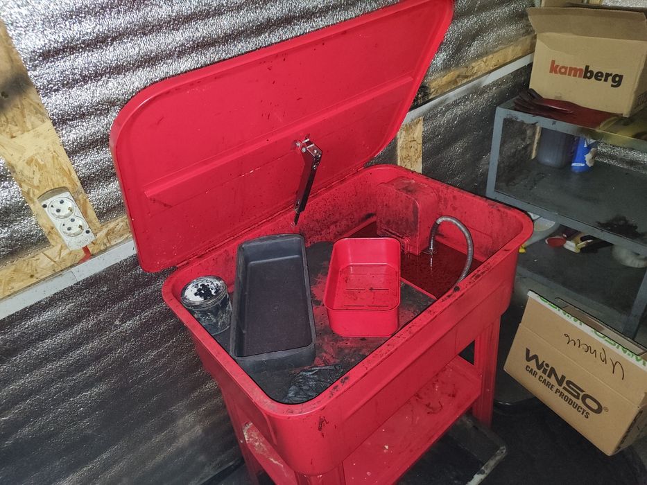 Установка для миття деталей пневматична на 75л, для авто та мото СТО