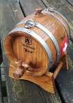 Barril para cão S. Bernardo - Mini barril - Mini Barril de madeira