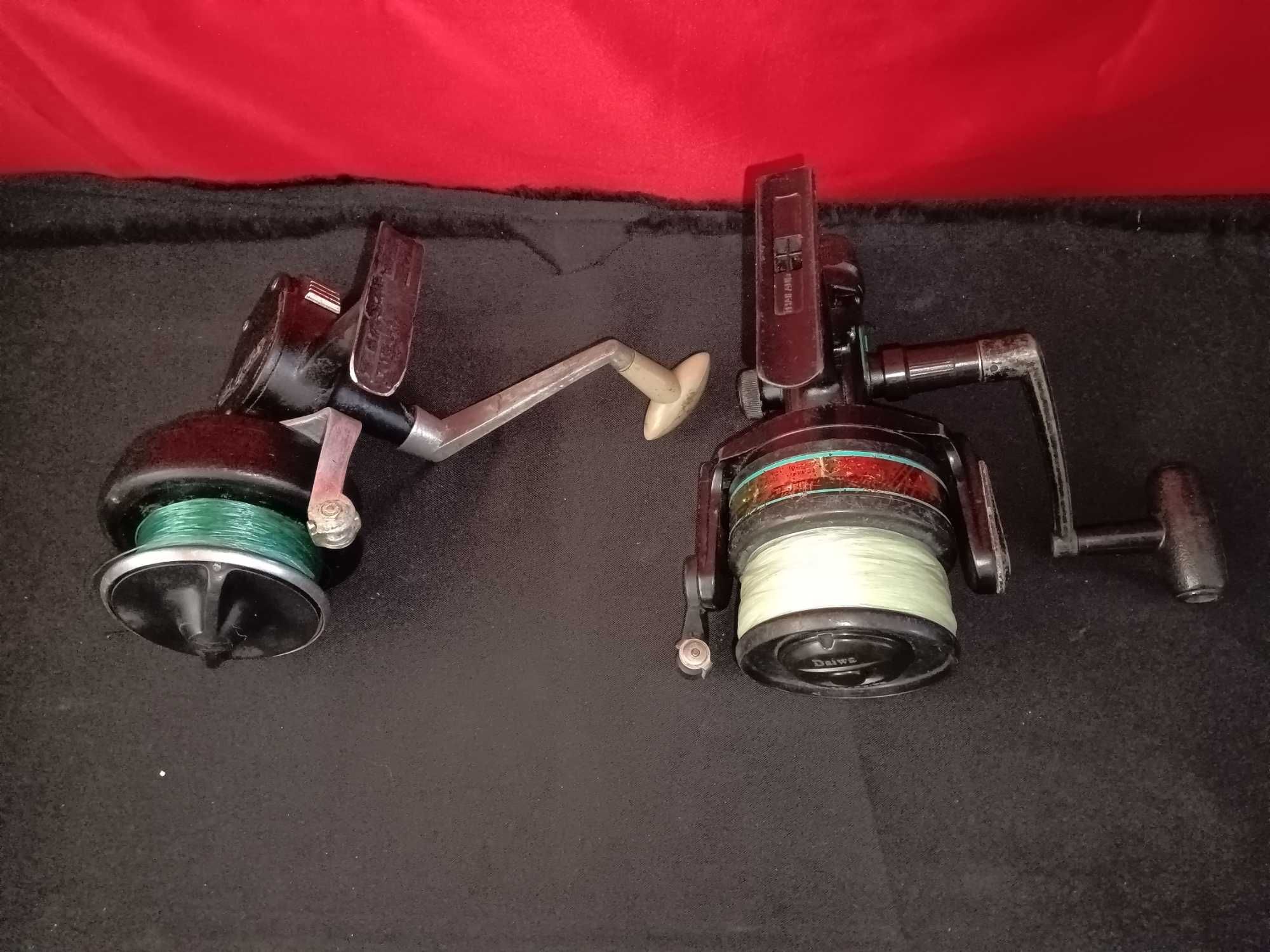 carretos de pesca Sofi e Daiwa