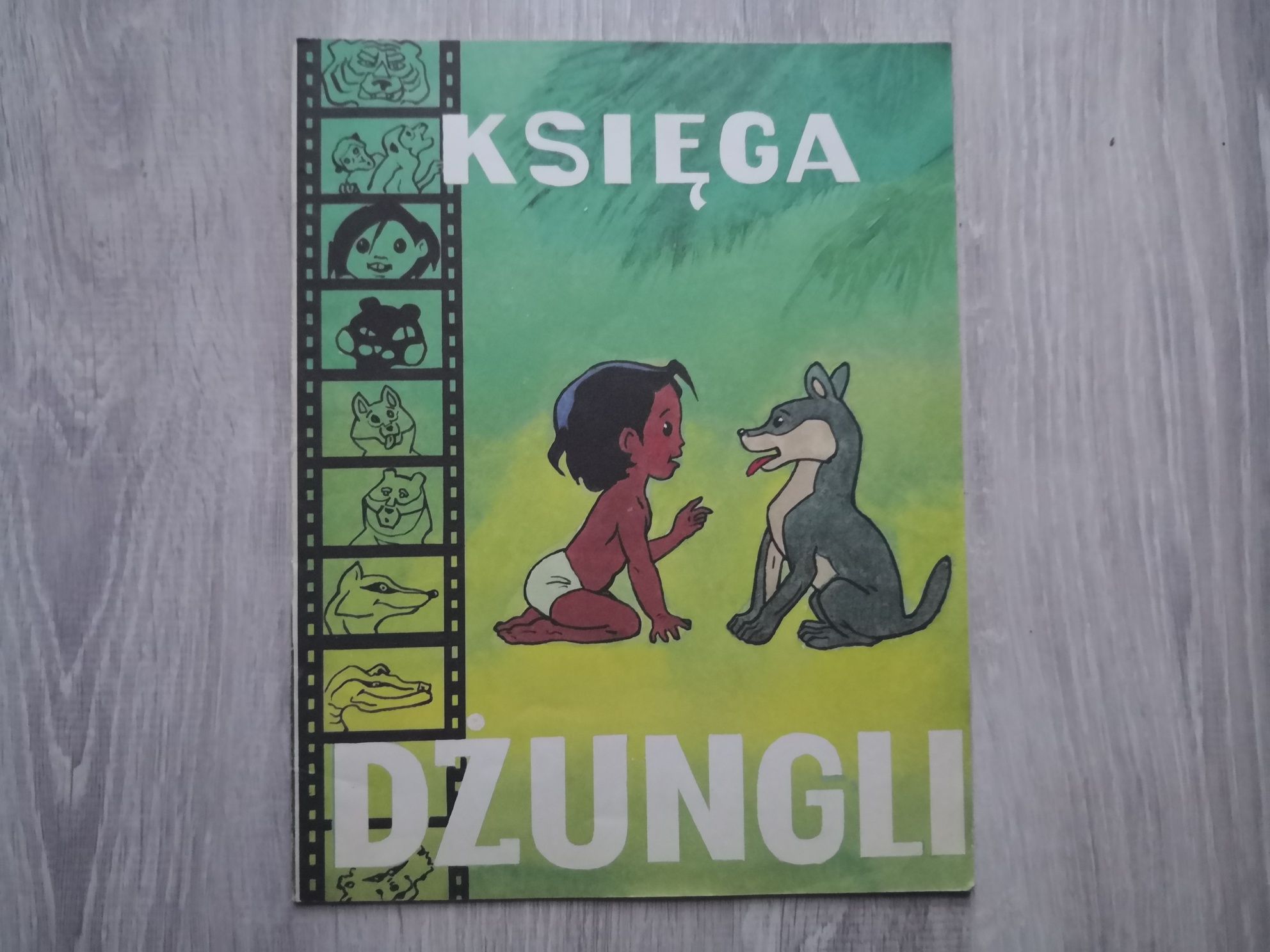 Księga Dżungli Bajka Komiks ZSRR 1989