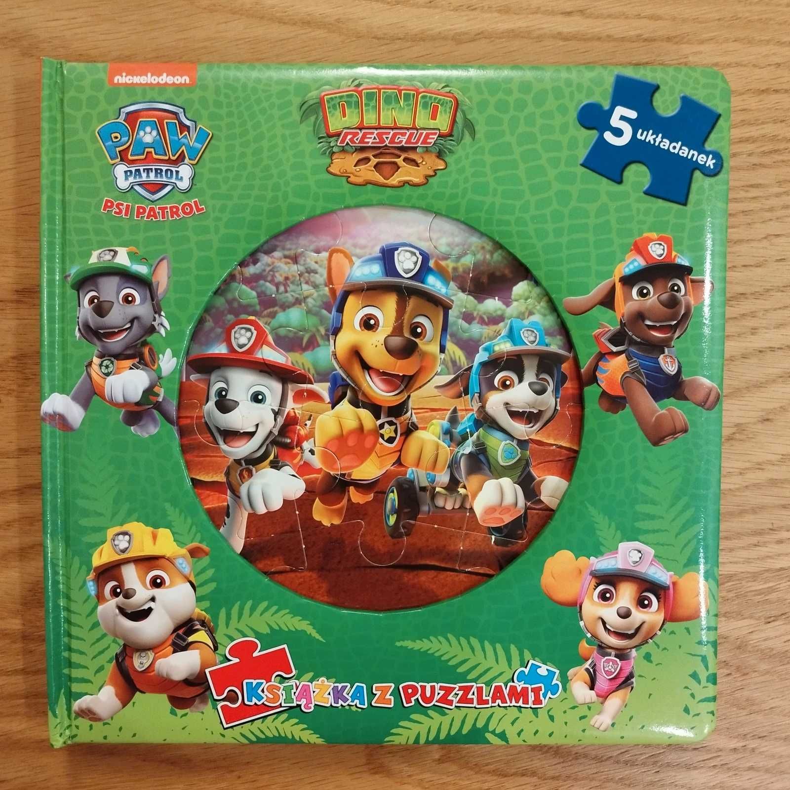 Książka z puzzlami Dino Rescue