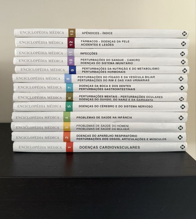 Enciclopédia Médica - 13 volumes temáticos saude, doenca e tratamentos