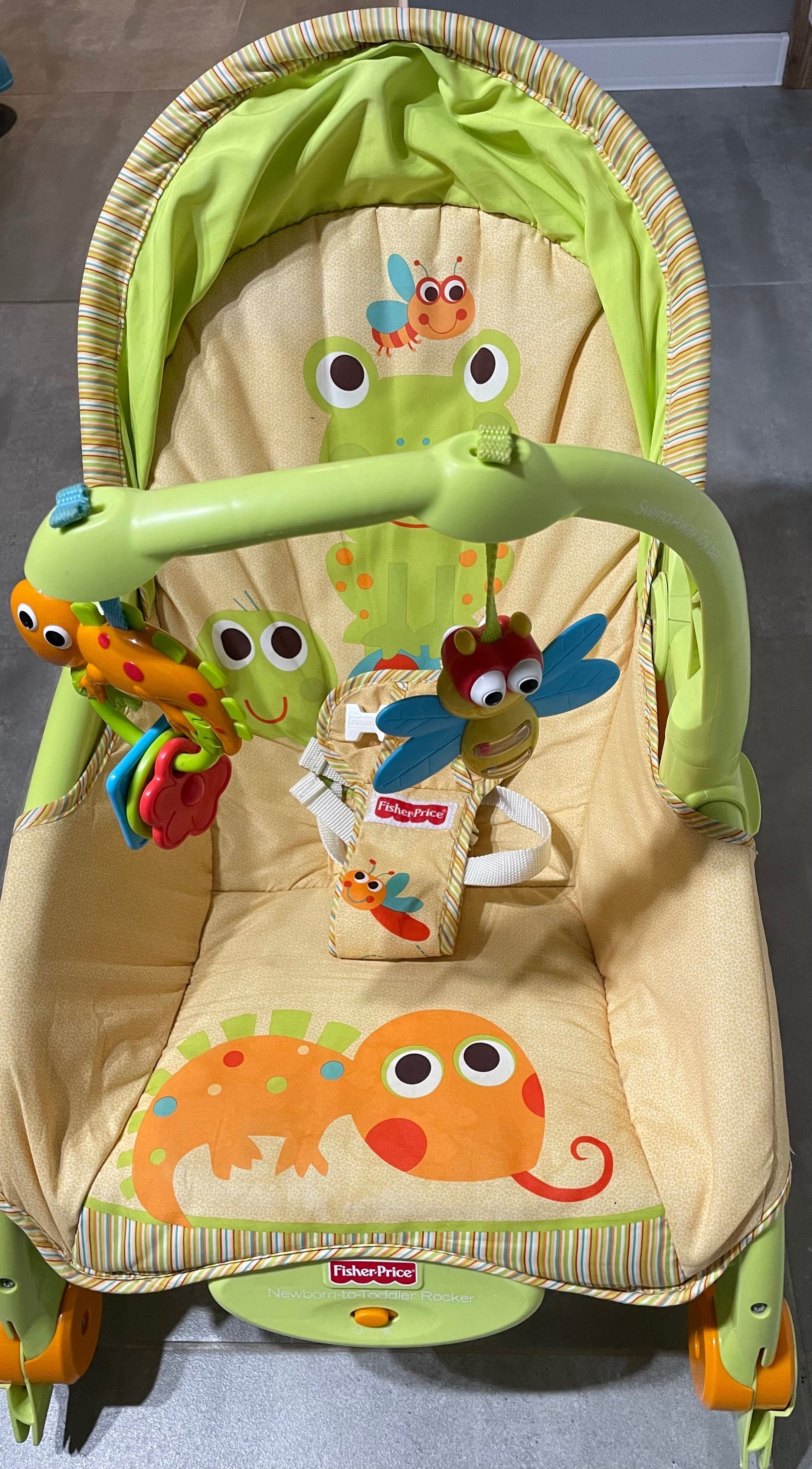 Leżaczek krzesełko fisher price