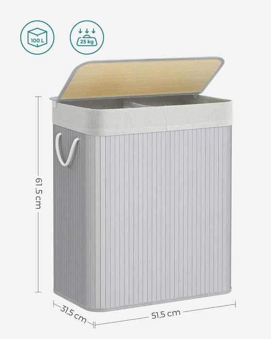 Nowy kosz na pranie / organizer / pojemnik / 100L / SONGMICS !A661!