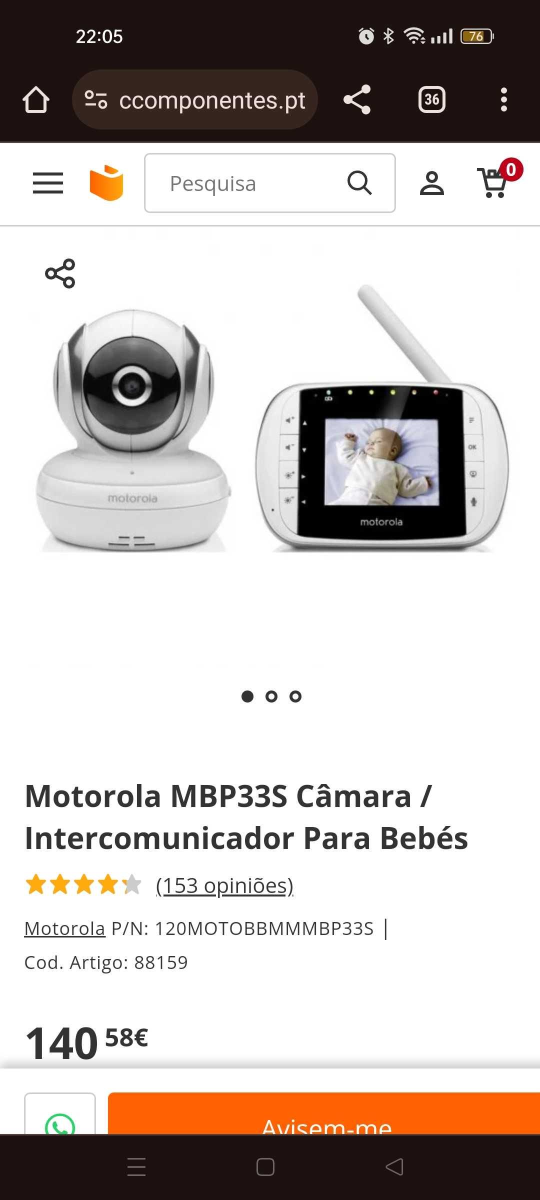 Intercomunicador Motorola bebé