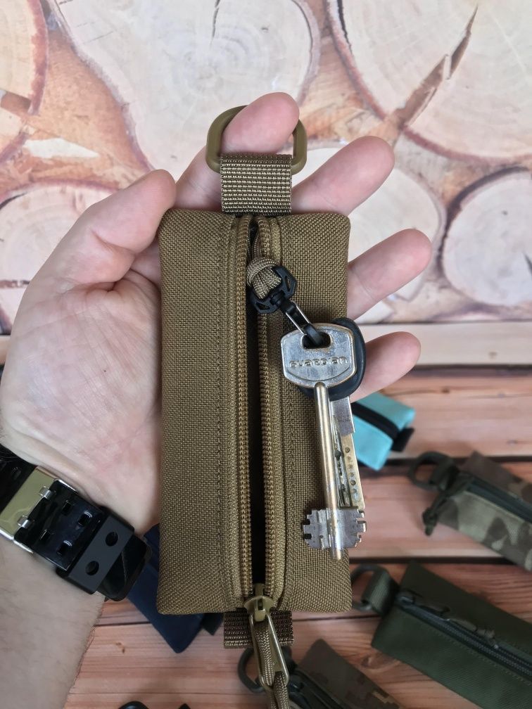 Ключниця з Cordura 1000D,чорна,олива,койот,мм14,multicam,бірюзова,edc