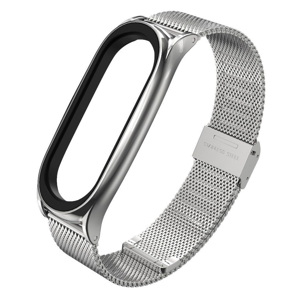 Bransoleta Milaneseband Do Xiaomi Mi Band 5 / 6 Silver