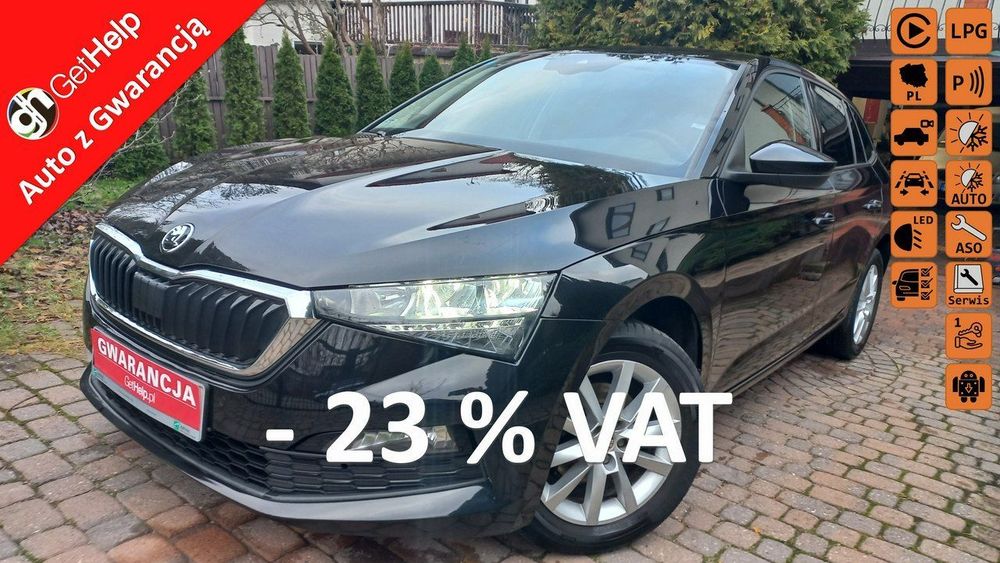 Skoda Scala LPG 1.0 TSI 110KM Kierownica wielof. FV23% 37 netto Salon PL Sewisow.