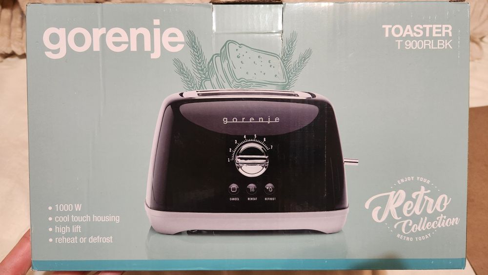 Тостер GORENJE T900RLBK (новий)