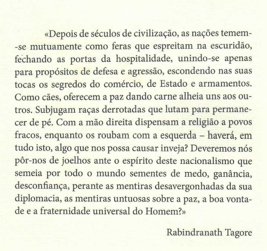 Rabindranath Tagore «Nacionalismo»