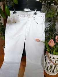 Genialne białe spodnie marki Zara