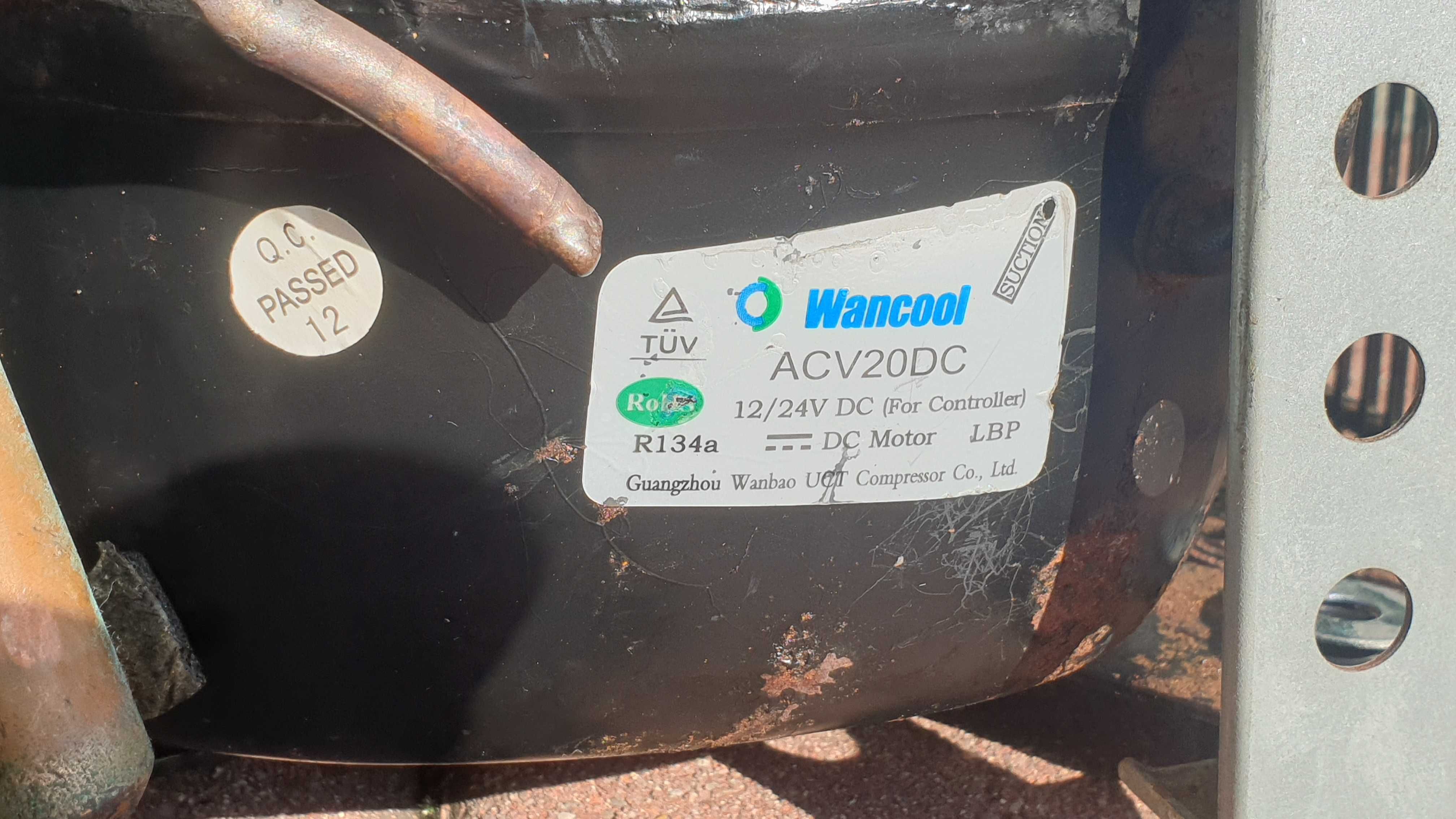 Kompresor do lodówki turystycznej Waeco CDF-35 - Wancool ACV20DC -