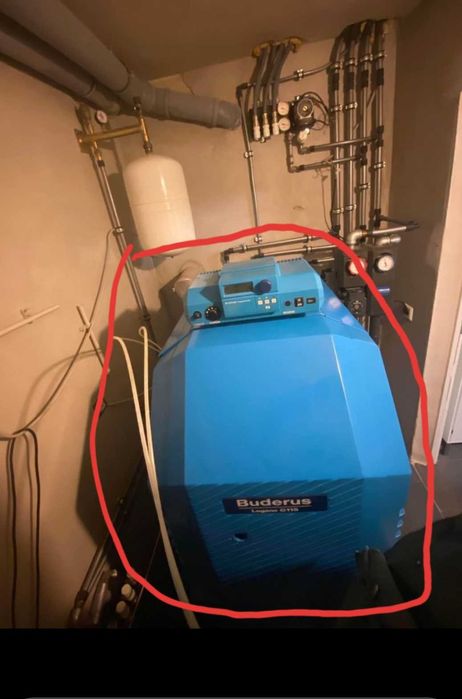 Caldeira de aquecimento central a gasóleo