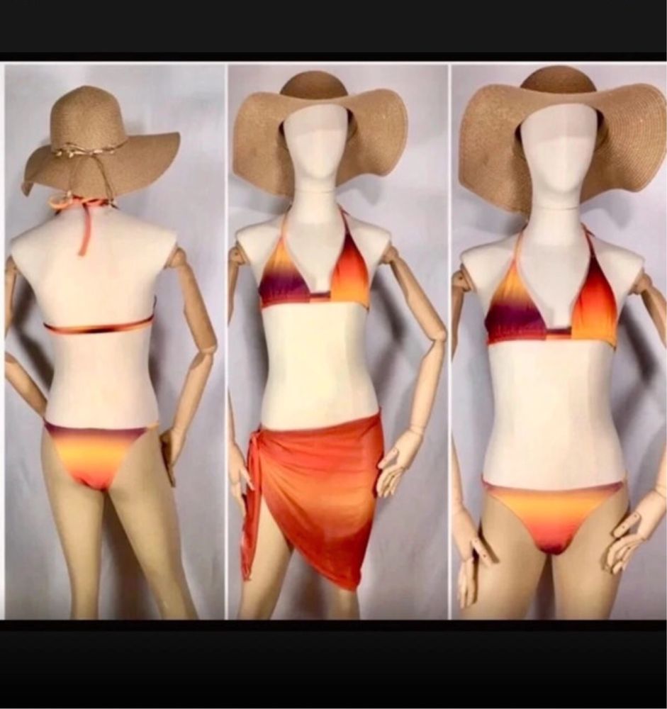 Bikini com pareo (3 peças)