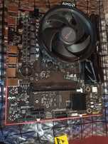Комплект b450m+32gb+ ryzen 5 5600 +кулер