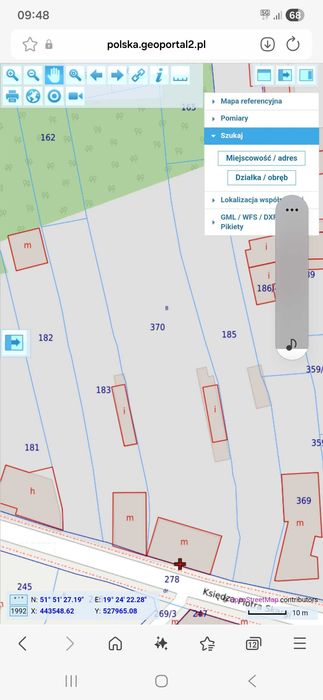 Działka 3000m2 centrum Zgierza