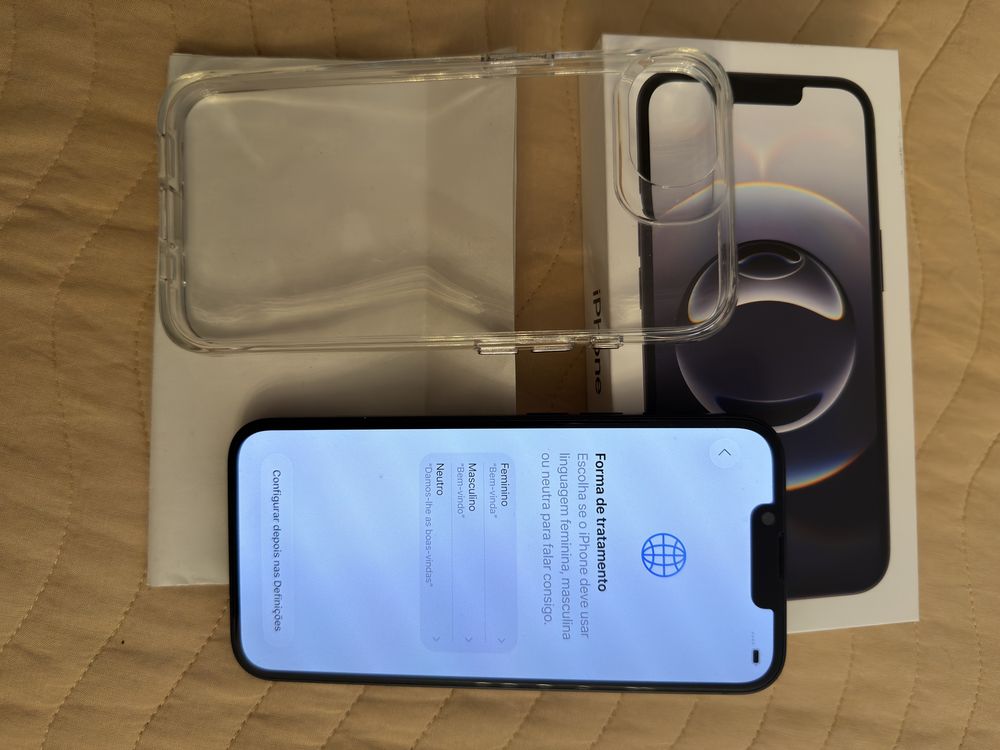iPhone 16e 128Gb Preto como novo.