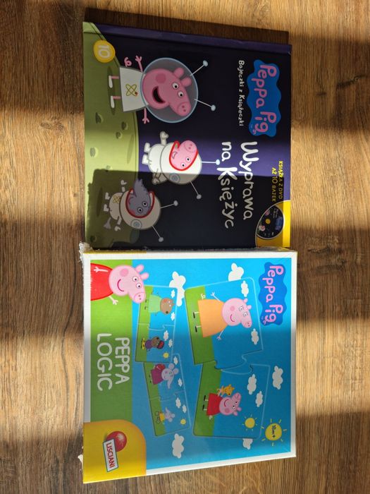 Puzzle plus ksiażka Świnka Peppa