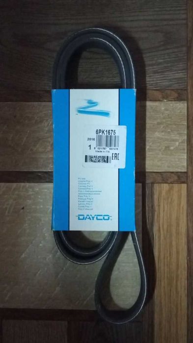Ремень поликлиновый  6PK1675 6 ребер 1675 мм (Ford Volvo Audi Toyota)