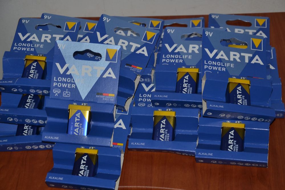 Батарейка крона VARTA LONGLIFE Power 9V/6F22 Germany