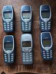 Zestaw 6 starych telefonów Nokia