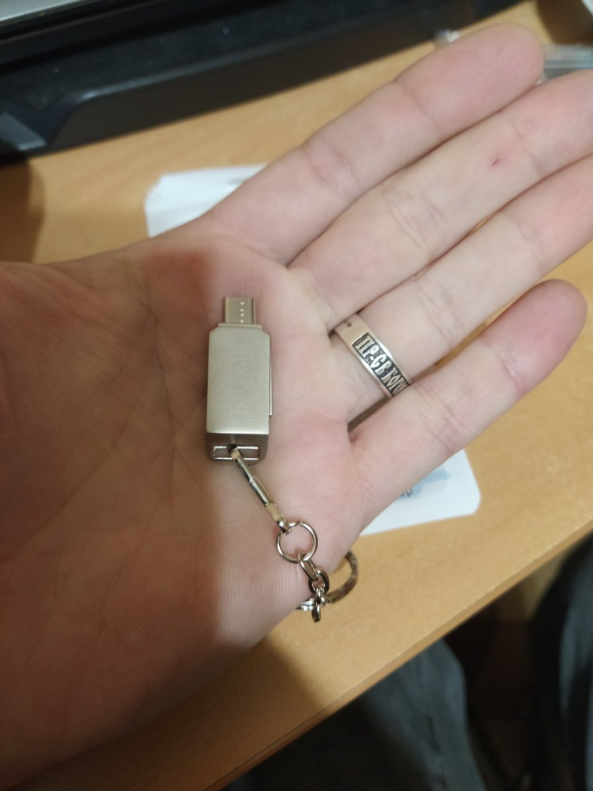 Флешка USB 64гб флеш двухсторонняя