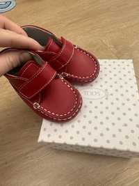 Взуття для немовля Tods червоні нові