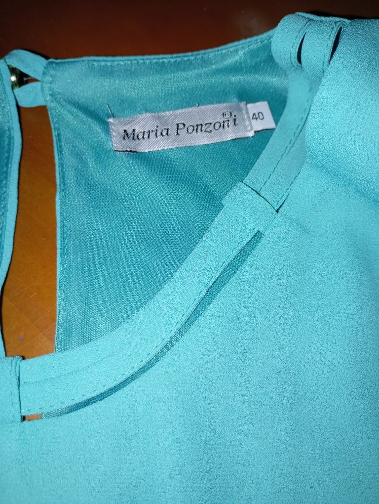 Blusa verde água