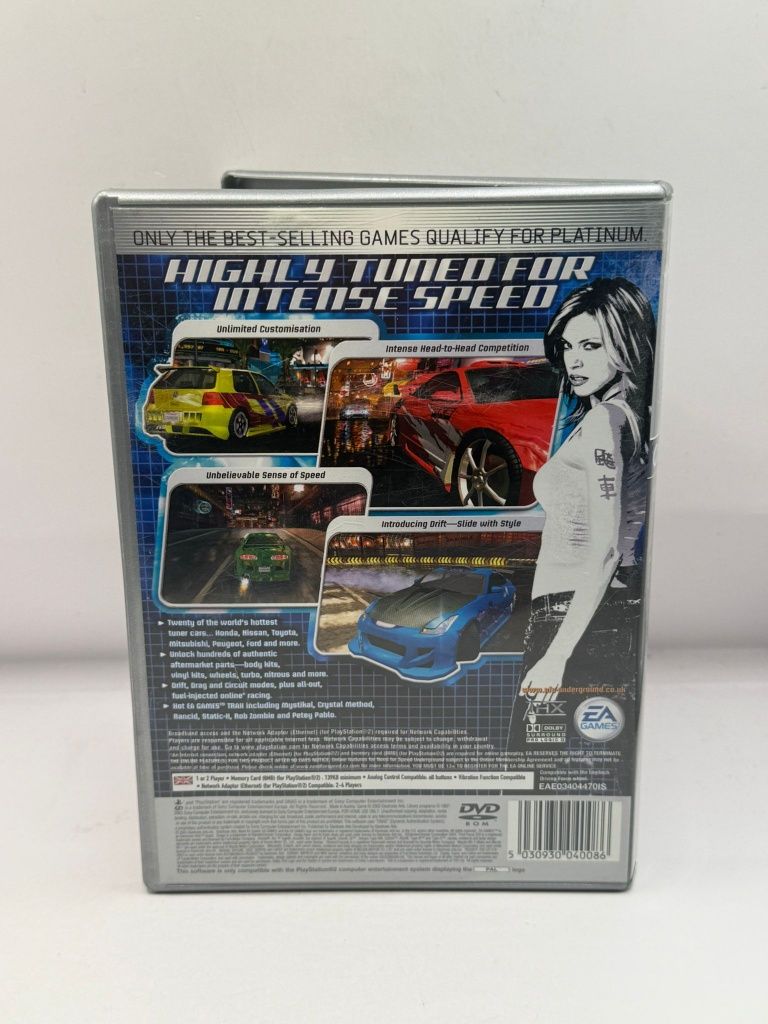 Nfs Undergeound 3xA Ps2 nr 5751