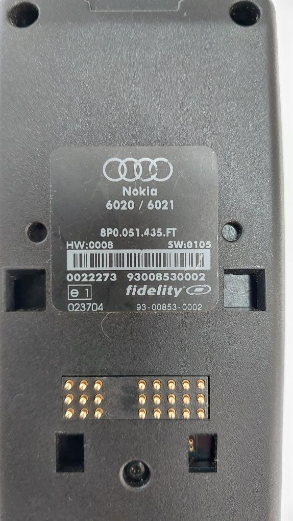 Adapter uchwyt podstawka audi A4 b6 b7 nokia 6020/6021