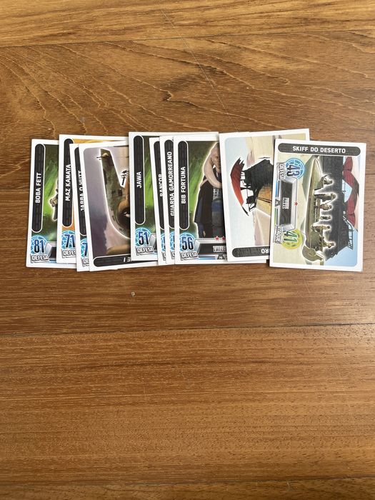 Cartas da Coleçao Star Wars Force Attak - Tops