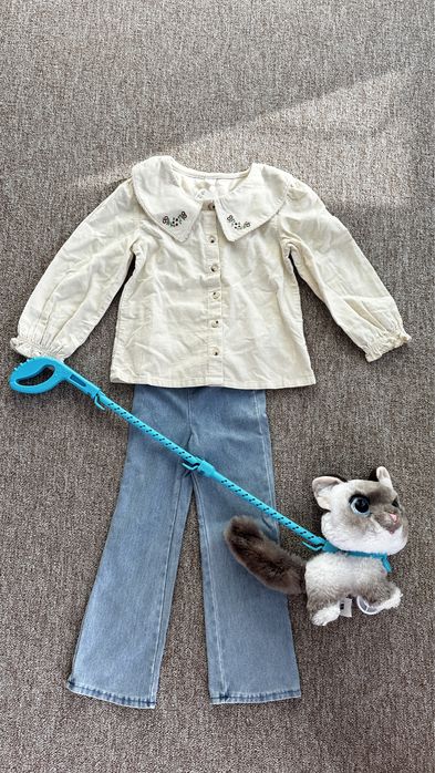 Кофтинка. Блуза. Джинси HM. Одяг для дівчінки. Спідниця.