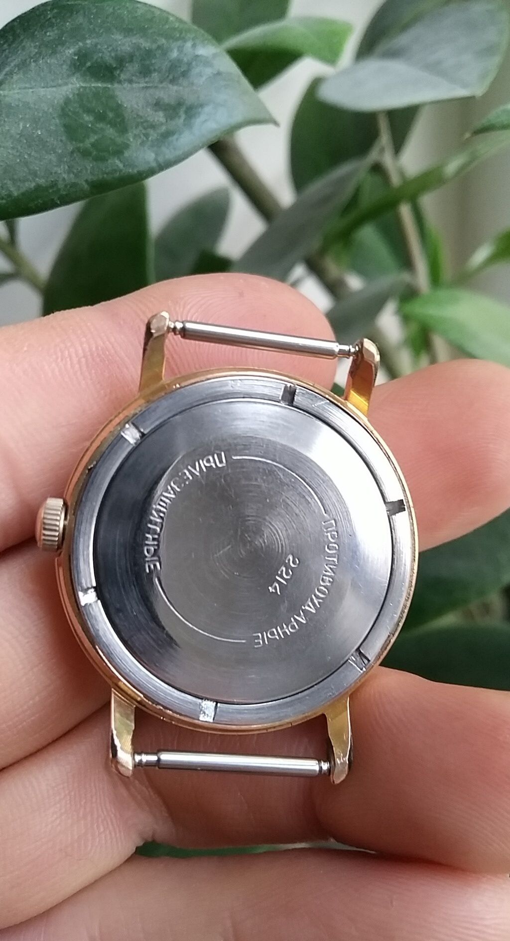 Часы Командирские "Стоп-секунда" в позолоченном Аи20 корпусе СССР