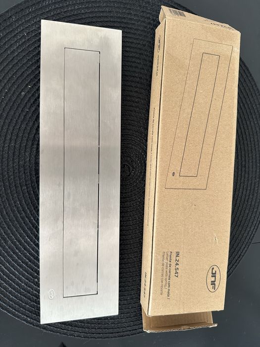 Frente correio com mola JNF escovado