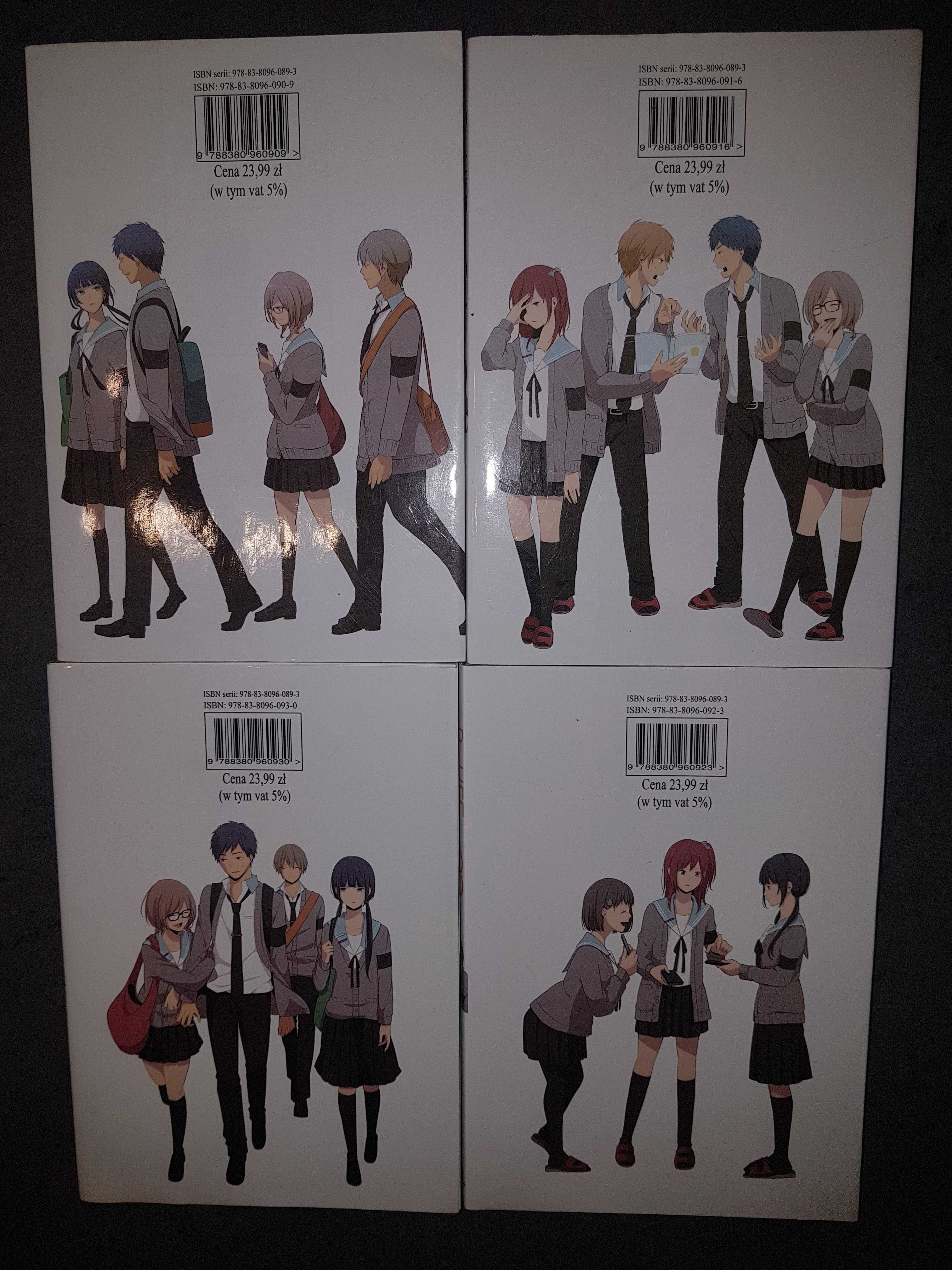 ReLife - 4 tomy: 1, 2, 3 i 4 Komiks / Manga