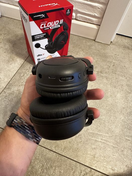 Gamingowe sluchawki bezprzewodowe HyperX cloud II wireless