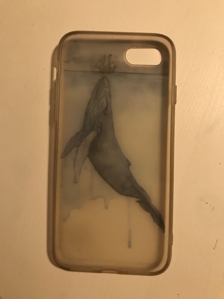 Case etui Iphone 7 z wielorybem