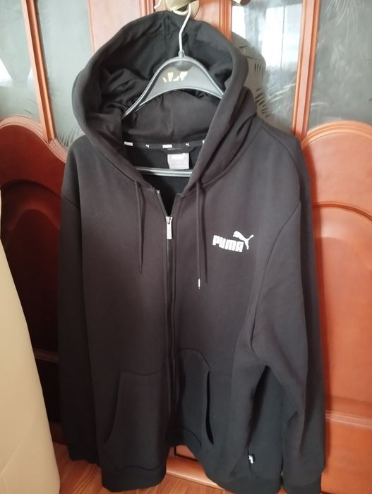 Худі Puma XL 54 56р оригінал світшот Кофта світер чорна тепла чоловіча