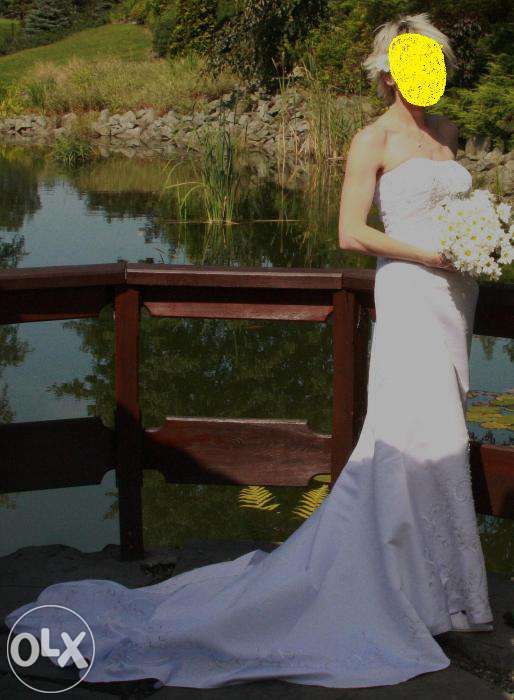 Suknia ślubna David's Bridal+GRATIS buty ślubne z USA