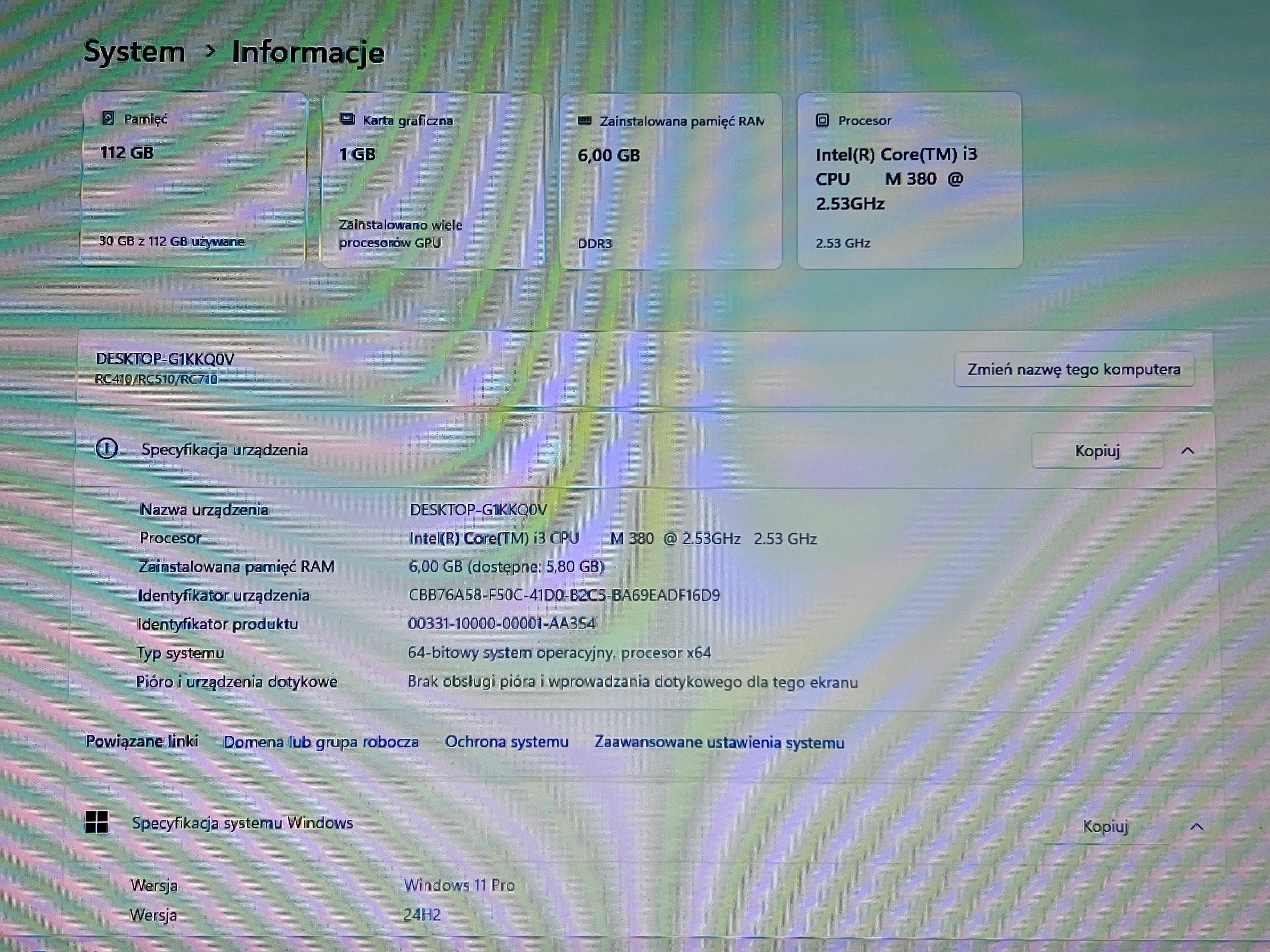 Laptop Samsung RC710 17”