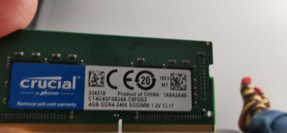 Kość pamięci RAM ddr4 4gb crucial